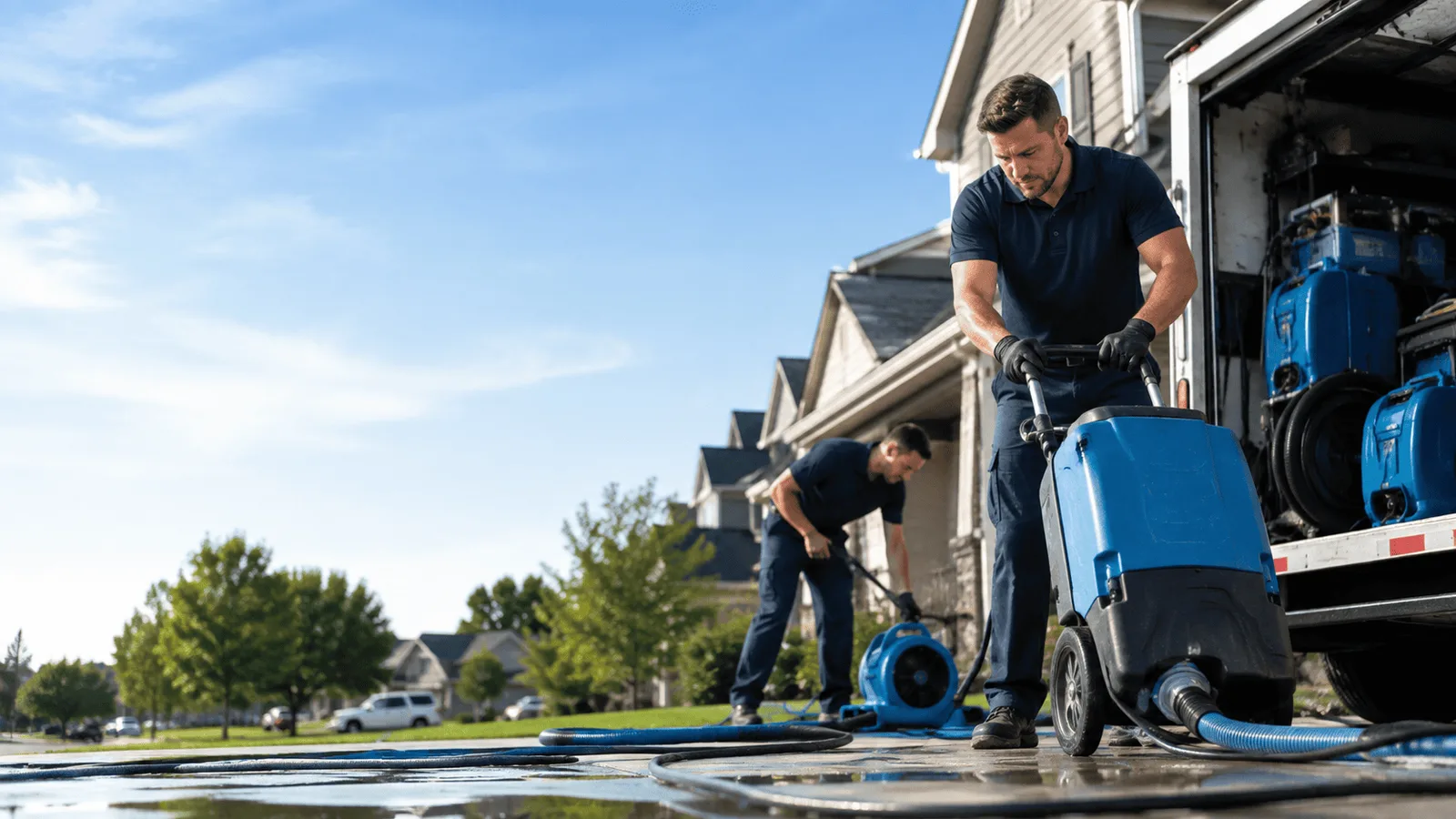 Dehumidification being performed in Hillsboro, KY